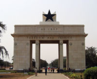 Independence Arch in Accra