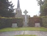 The Macmillan family graves in 2000 at St.Giles Church, Horsted Keynes. Harold Macmillan's grave is on the right.