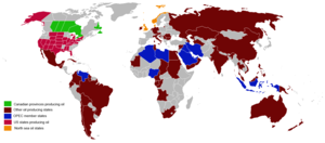 Oil producing countries