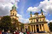 The Trinitarian Tower and the Cathedral in Lublin.