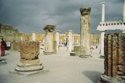 The Forum seen from inside the basilica.