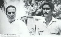 Mujib with Huseyn Shaheed Suhrawardy, 1949.