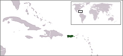 Location of Puerto Rico