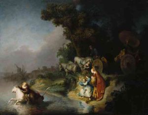 The Abduction of Europa, 1632. Oil on panel. The work is considered to be "...a shining example of the 'golden age' of baroque painting." 