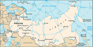 Map of the Russian Federation