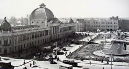 Toopkhaneh Square, Tehran, the early to mid-1900s.