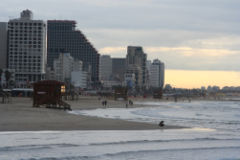 Tel Aviv's Beach at Winter