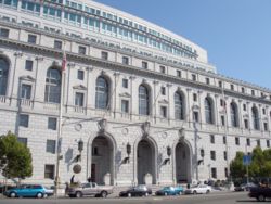 The Earl Warren Building and Courthouse in San Francisco, which is the home of the Supreme Court of California