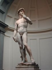 Michelangelo created the colossal statue of David, one of the most renowned works of the Renaissance.