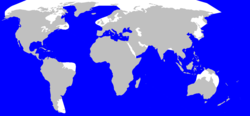 Sperm Whale range (in blue)