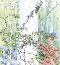 Carl Larsson, Våren (The Spring), 1907