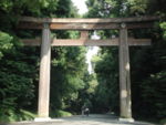 The Meiji Shrine was built as a memorial to Emperor Meiji, who ruled Japan from 1867 to 1912. Located west of central Tokyo, the shrine is sorrounded by wooded grounds that feature thousands of trees from all over Japan.