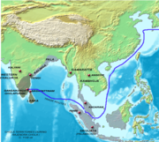 Chola territories during Rajendra Chola I, c. 1030 