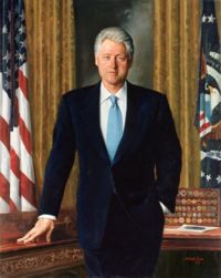 Portrait of President Bill Clinton