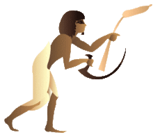 Artist's depiction of an Ancient Egyptian farmer. (Courtesy KingTutOne.com)