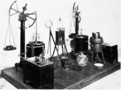 Laboratory instruments used by Lavoisier circa 1780s.