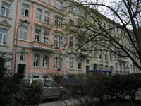 Typical Aachen street with early 20th century Gründerzeit houses.