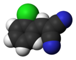 Space-filling model of CS