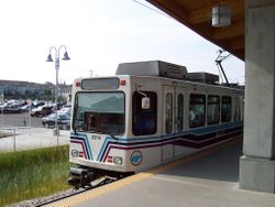 Calgary's C-Train system.