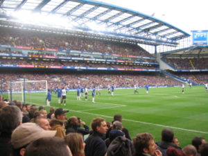 Chelsea in a recent match against Tottenham Hotspur