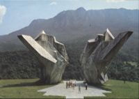 A Monument commemorating the Battle of Sutjeska in eastern B&H.