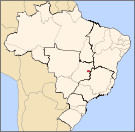 Location of Brasília