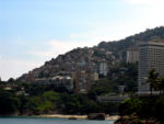 Entrenched between some of the richer areas of Rio de Janeiro, the favela of Vidigal is a testimony of the high economic inequality of Brazil