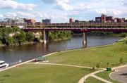 A summertime view of the University of Minnesota, Minneapolis campus