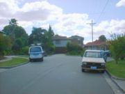 View of Pin Oak Court, Vermont South, the filming location used to represent the fictional Ramsay Street in Neighbours