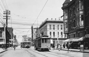 Looking south on Market Street, circa 1904.