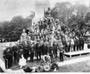 The unveiling of the South African War Memorial in Toronto Canada in 1908