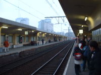 Platforms at Brussels North station