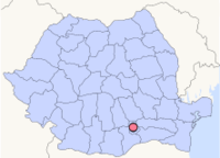 Location of Municipiul Bucureşti(Bucharest)