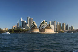 The Sydney Opera House on Sydney Harbour