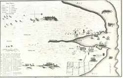 A map of Sydney in 1789.