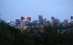 North Sydney's high-rise commercial district.