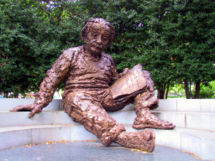 The Albert Einstein Memorial, Washington DC at the National Academy of Sciences in Washington, DC.