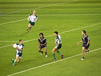 2005 International Rules Series test at the Telstra Dome in Melbourne - Australia vs Ireland.