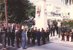 Remembrance Day Parade, Hamilton, Bermuda.