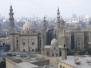 Cairo's unique city scape with its ancient mosques