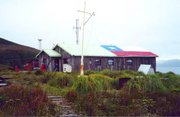 The main building of the Chilean lighthouse station.