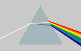 Diamonds exhibit high dispersion of visible light.