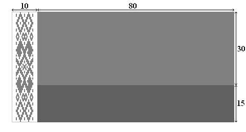 Construction sheet of the Belarusian flag