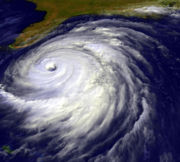 Satellite image of Hurricane Floyd