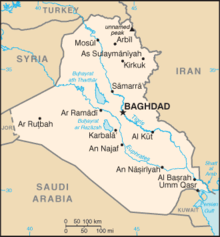 Map of Iraq