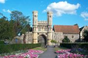 The gate which once led to Saint Augustine's Abbey now leads to part of the King's School.