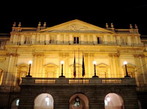 The Teatro alla Scala in Milan. Founded in 1778, La Scala is one of the world's most famous opera houses.