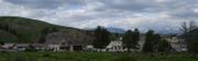 Fort Yellowstone, formerly a U.S. Army base, now serves as the administration headquarters for Yellowstone National Park.