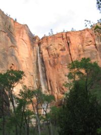 Temple of Sinawava Waterfall