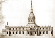 Wren's "warrant design" for St Paul's.